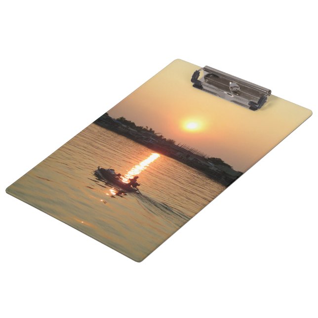 Pranchetas Chao Phraya River Sunset ... Ayutthaya, Tailândia (Inclinado)