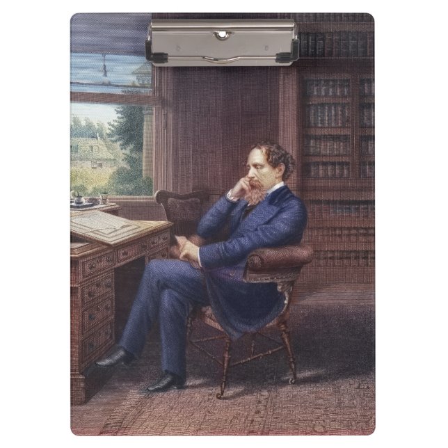 Pranchetas Charles Dickens em seu estudo (Frente)