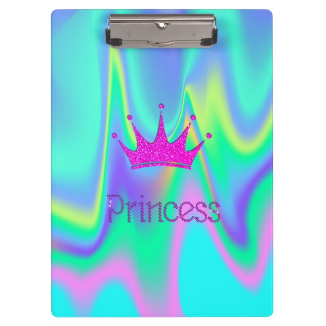 Pranchetas Charming Chic Tiara, Princesa Holographic (Frente)