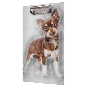 Pranchetas Chihuahua olhando para o Camer_Dog Lover