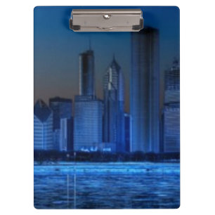 Pranchetas Cidade de ombros largos e de Lago Michigan