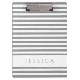 Pranchetas Cinza E Nome Do Padrão De Striped Branca