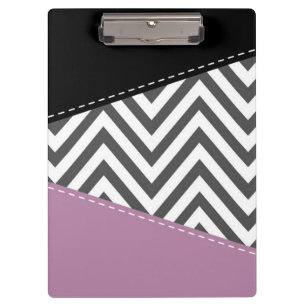 Pranchetas Cinza Zigzag, Cinza Chevron, Zigzag Patterno, Roxo
