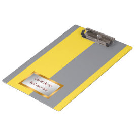 Pranchetas Cinzas Amarelo-Claro E Suave Personalizadas