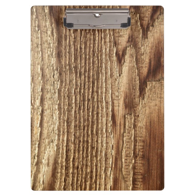 Pranchetas Cipboard de madeira vestido velho (Frente)