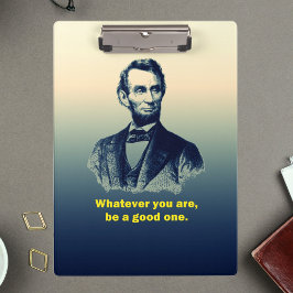 Pranchetas Citação de Abraham Lincoln
