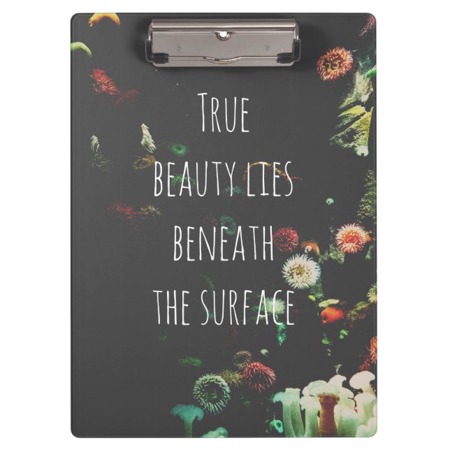 Pranchetas Citações inspiradas do recife de corais (Frente)