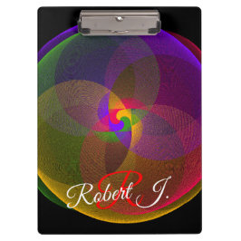 Pranchetas Citrus Color Blend Geometric Clipboard