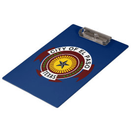 Pranchetas City Flag de El Paso (Texas)