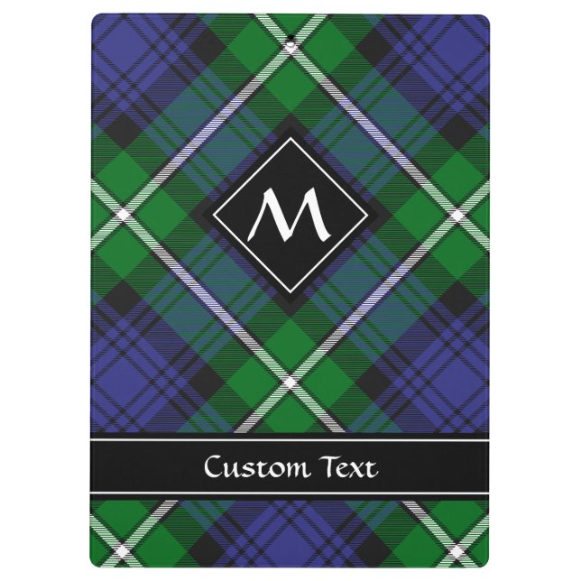 Pranchetas Clan Forbes Tartan (Verso)