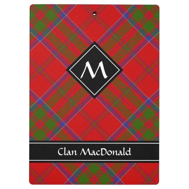 Pranchetas Clan MacDonald da área de transferência Keppoch Ta (Verso)
