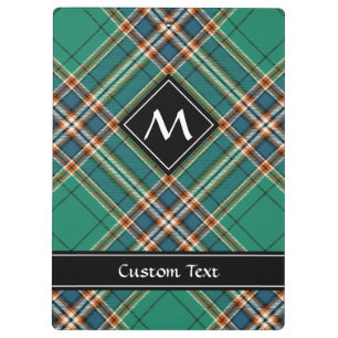 Pranchetas Clan MacFarlane Caça Antigo Tartan