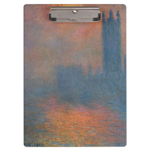 Pranchetas Claude Monet - Câmaras do Parlamento, Londres