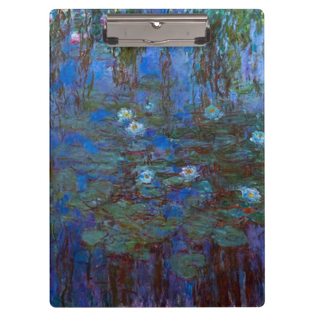 Pranchetas Claude Monet - Lírios Azuis (Frente)