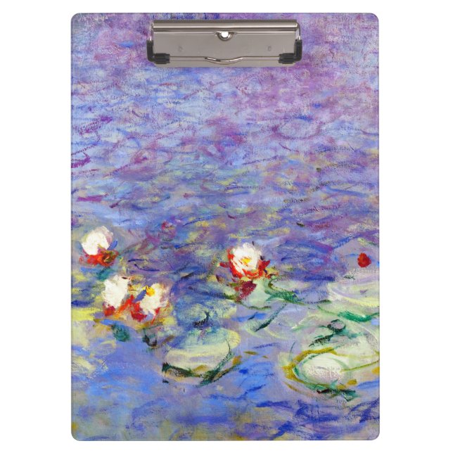 Pranchetas Claude Monet - Nenúfares (Frente)