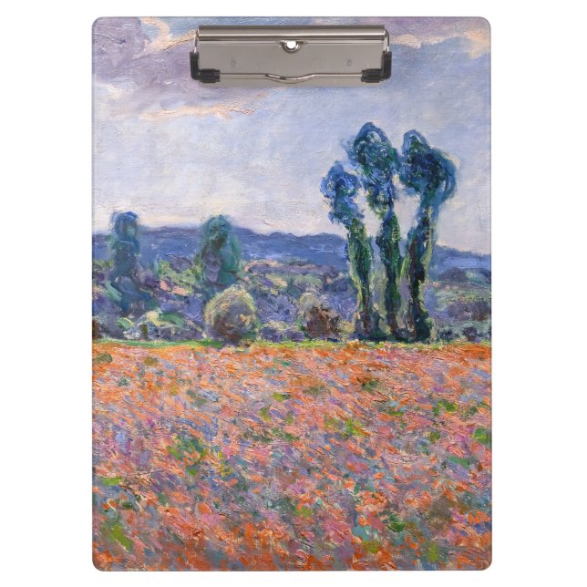 Pranchetas Claude Monet - Poppy Field 1890 (Giverny) (Frente)