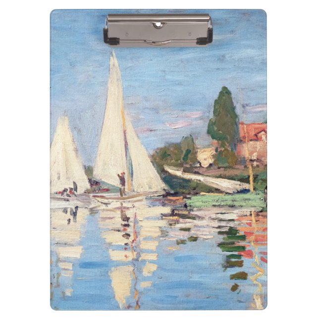 Pranchetas Claude Monet - Regatas em Argenteuil (Frente)