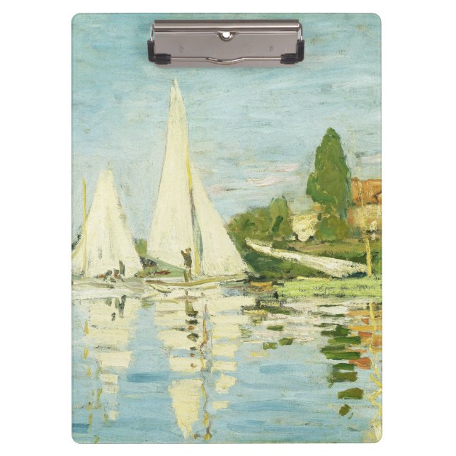 Pranchetas Claude Monet. Regattas em Argenteuil (Frente)
