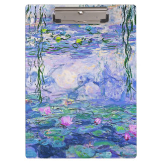 Pranchetas Claude Monet Water Libera A Arte Impressionante Fr
