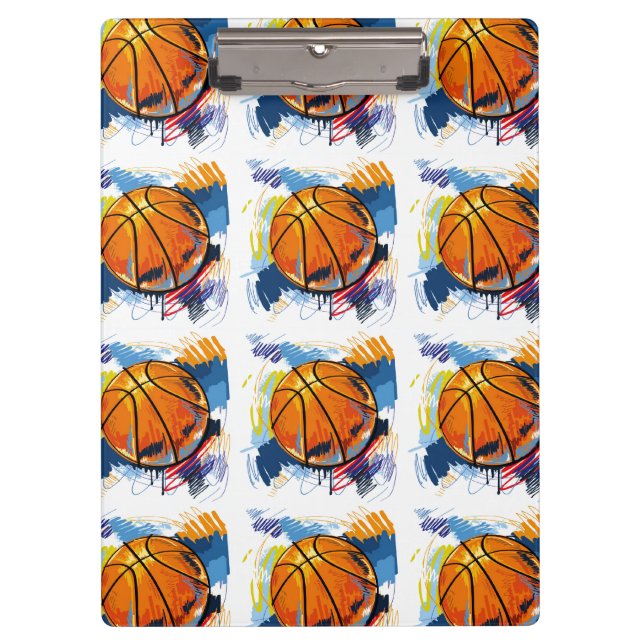 Pranchetas Clipboard - Basquete (Frente)
