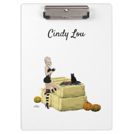Pranchetas Clipboard Blonde Halloween Witeen Pin Up Girl