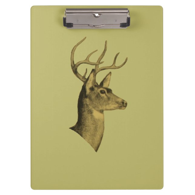 Pranchetas Clipboard Buck Head Dark Khaki (Frente)