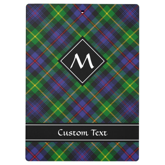 Pranchetas Clipboard Clan Farquharson Tartan (Verso)
