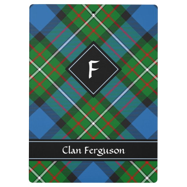 Pranchetas Clipboard Clan Ferguson Tartan (Verso)