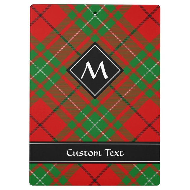 Pranchetas Clipboard Clan MacAulay Tartan (Verso)