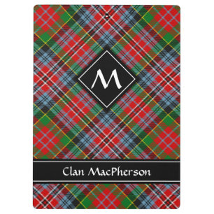 Pranchetas Clipboard Clan MacPherson Tartan