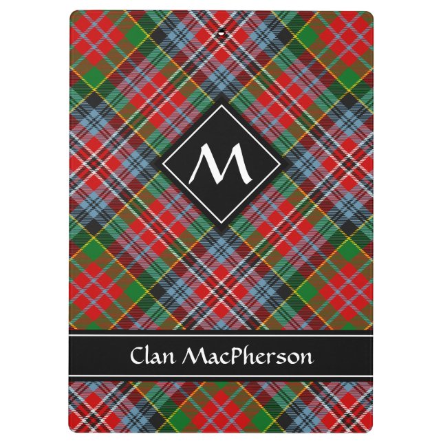 Pranchetas Clipboard Clan MacPherson Tartan (Verso)