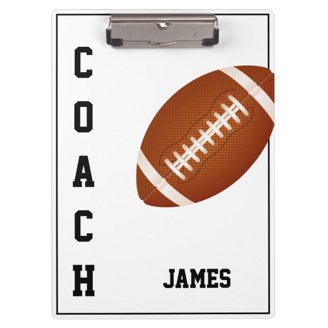 Pranchetas Clipboard-Football Coach (Frente)