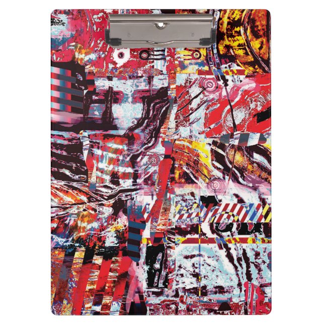 Pranchetas Clipboard – Fragmented Pulse (Frente)