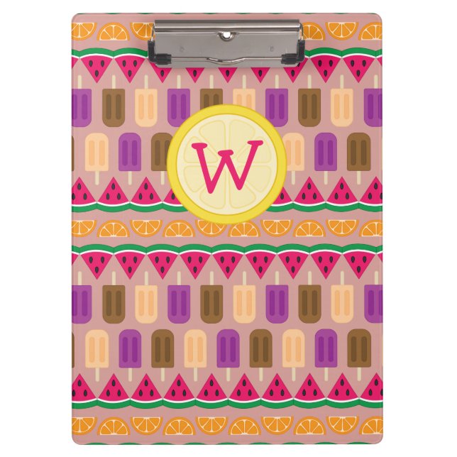 Pranchetas Clipboard Summer Sweets (Frente)
