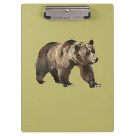 Pranchetas Clipboard Vintage Grizzly Bear