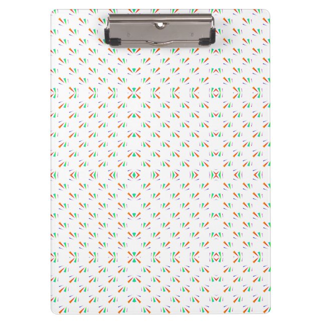 Pranchetas clipboard with a repeating pattern  (Frente)