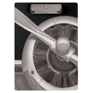 Pranchetas Close up da hélice de avião