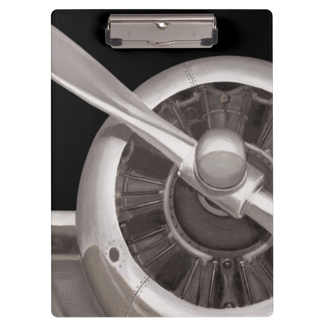 Pranchetas Close up da hélice de avião (Frente)