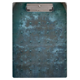 Pranchetas Cobre espanhol velho porta manchada do metal