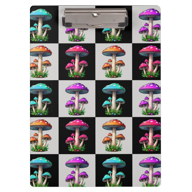 Pranchetas Cogumelo Geométrico Verificado (Frente)