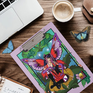 Pranchetas Cogumelos vermelhos roxos e fadas