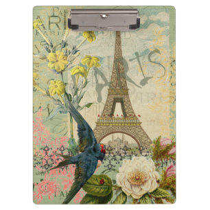 Pranchetas Colagem da arte gráfica do viagem de Paris France