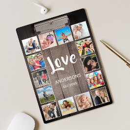 Pranchetas Colagem de Fotografias Personalizada Farmhouse Rus