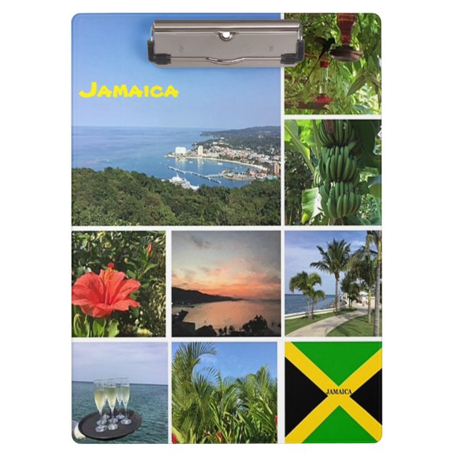Pranchetas Colagem de Fotos da Jamaica (Frente)