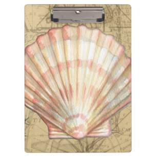 Pranchetas Colagem de Mapa Costeiro