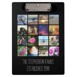 Pranchetas Colagem ou Instagram da foto de dezesseis cantos