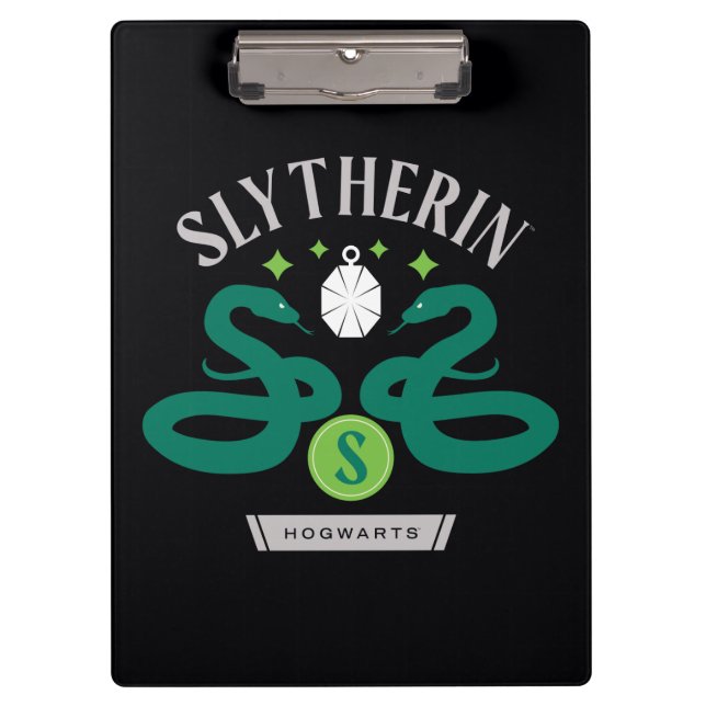 Pranchetas Colar da Casa SLYTHERIN™ com Gráfico de Duas Cobra (Frente)