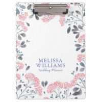 Colar Quadro de Flores Rosa