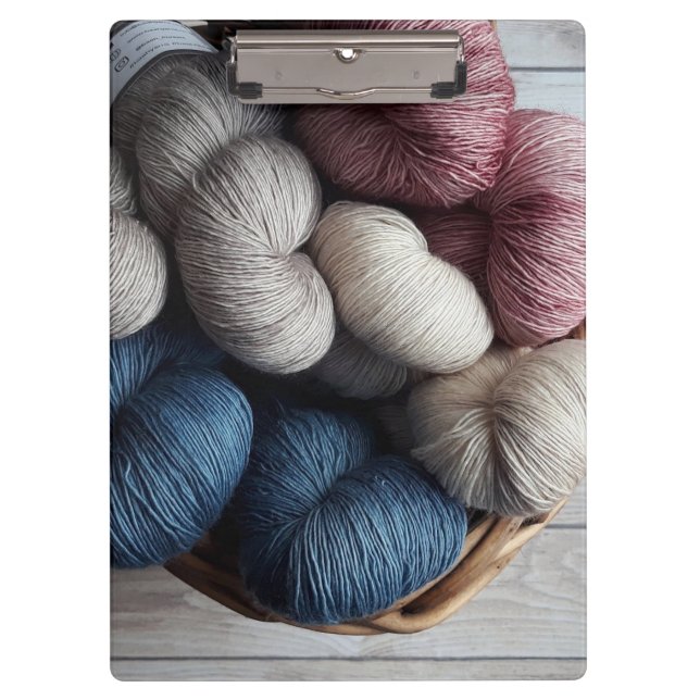 Pranchetas Colheres de Fios de Artesanato no Cesto (Frente)