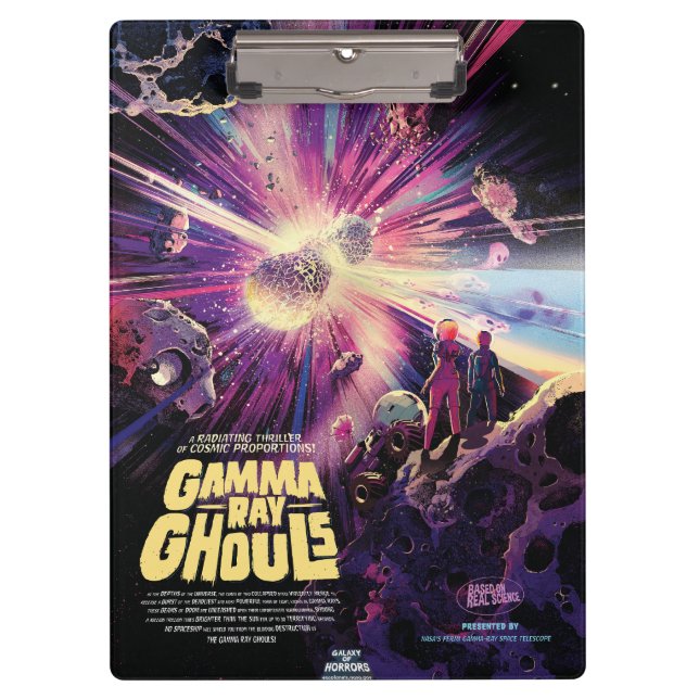 Pranchetas Colisão Cósmica de Kilonova Ray Burst Pulsares Gam (Frente)